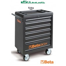 CASSETTIERA BETA CON 6 CASSETTI ASSORTIMENTO DI 196 UTENSILI UNIVERSALI IN MORBIDO VASSOIO "EVA" ART. BW C04BOX-A VU